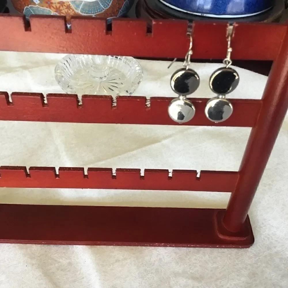 $8 ea or 3/$15. Silvertone Coin Earrings